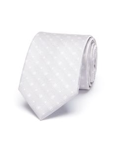 Krawatte aus 100% seidenmuster grey_0