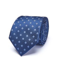 Krawatte aus 100% seidenmuster dark blue_0