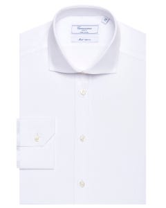 Camicia permanent bianca, slim cervia francese